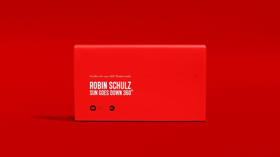 The Robin Schulz 360° Mailing on the outside